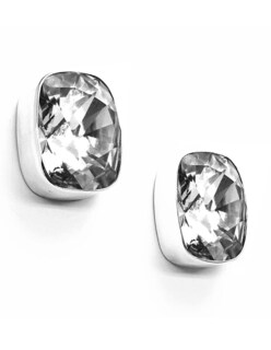 Foto 1 | Foto 1 | Aretes Joyería Zvezda ZAR-BAG18-CRY-P Baguette Crystal Poste con Plata