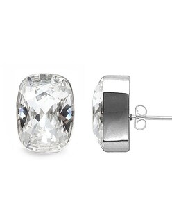 Foto 2 | Foto 2 | Aretes Joyería Zvezda ZAR-BAG18-CRY-P Baguette Crystal Poste con Plata