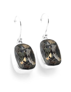 Foto 1 | Foto 1 | Aretes Joyería Zvezda ZAR-BAG18-SLN-G color Gris Baguette Silver Night Gancho con Plata