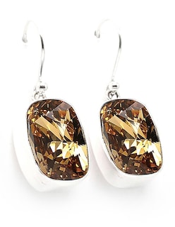 Foto 1 | Foto 1 | Aretes Joyería Zvezda Amarillo Baguette Topaz