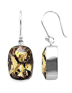 Foto 2 | Foto 2 | Aretes Joyería Zvezda Amarillo Baguette Topaz
