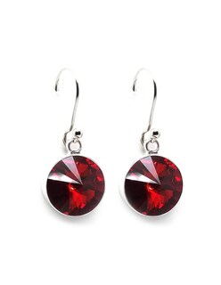 Foto 4 | Foto 4 | Collar y Aretes Zvezda Rivoli Scarlet con Plata y Caucho
