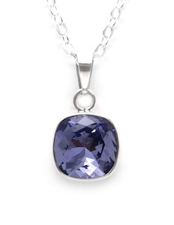Foto 2 | Foto 2 | Collar y Aretes Zvezda Cushion Tanzanite con Plata