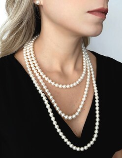 Foto 3 | Foto 3 | Collar/Aretes/Pulsera Zvezda ZET-PRL-TR-CRM color Blanco - Perlas de Cristal