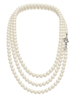 Foto 5 | Foto 5 | Collar/Aretes/Pulsera Zvezda ZET-PRL-TR-CRM color Blanco - Perlas de Cristal