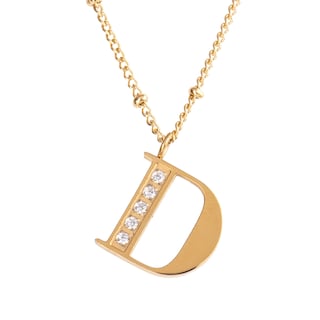 Foto 2 | Foto 2 | Collar con Aretes Letra D Luckyly color Dorado
