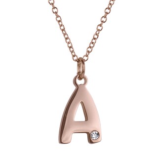 Foto 2 | Foto 2 | Set de Joyería Luckyly Baño de Oro Rosa 18k Yara Letra A