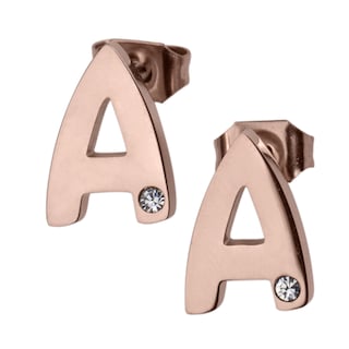 Foto 3 | Foto 3 | Set de Joyería Luckyly Baño de Oro Rosa 18k Yara Letra A