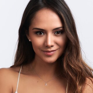 Foto 4 | Foto 4 | Set de Joyería para Mujer Iniciales LuckyLy Yara Collar y Aretes Baño de Oro Rosa 18K Letra Y