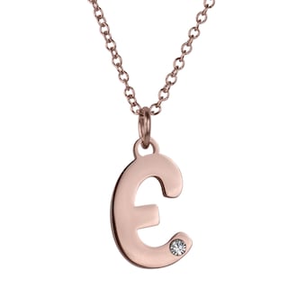 Foto 2 | Foto 2 | Set de Joyería LuckyLy Yara Collar y Aretes Baño de Oro Rosa 18K Letra E para Mujer