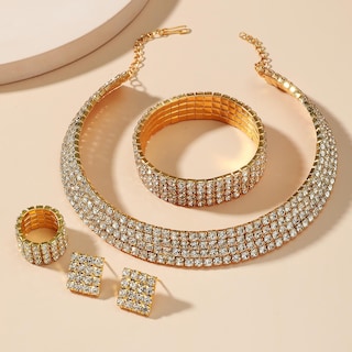 Foto 2 | Foto 2 | Conjunto De Joyas Huoguo Water Drop Para Mujer - Venta Internacional.