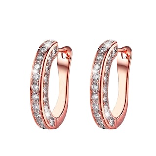 Foto 1 | Foto 1 | Pendientes Huoguo Rhinestone De Tres Caras Aleación Para Mujer 1 3 Cm - Venta Internacional.