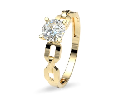 Foto 1 | Foto 1 | Anillo de Compromiso Amelie Joyas Chloe de Oro 10k Nro. 7-7.5