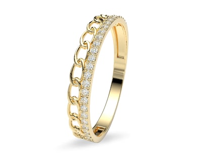 Foto 1 | Foto 1 | Anillo Amelie Joyas Delia de Oro 10k Nro. 7-7.5