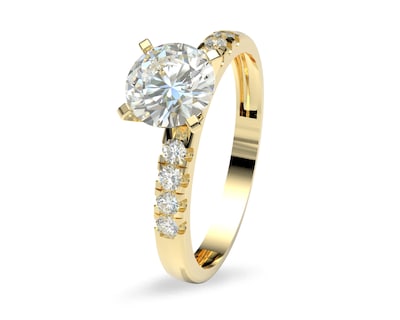 Foto 1 | Foto 1 | Anillo de Compromiso Amelie Joyas de Oro 14K Nro. 7-7.5