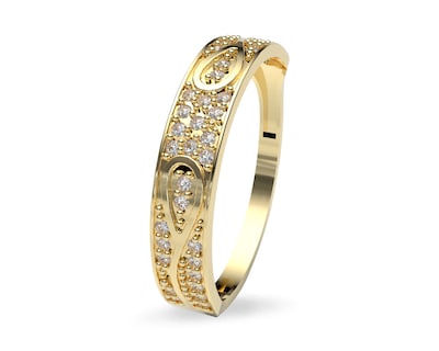 Foto 1 | Foto 1 | Anillo Churumbela Amelie Joyas Oro 10k Nro. 7-7.5