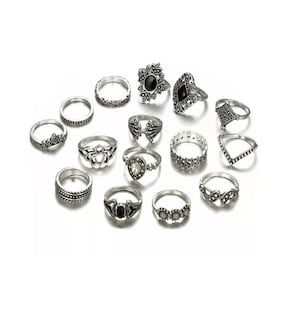 Foto 1 | Foto 1 | Anillos Belug de Acero Inoxidable 15 Piezas
