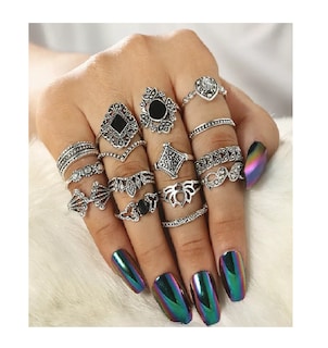 Foto 4 | Foto 4 | Anillos Belug de Acero Inoxidable 15 Piezas