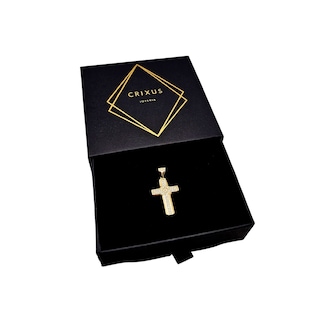 Foto 5 | Foto 5 | Dije Crixus Joyería Cruz de Oro 10k y Piedra Zirconia para Hombre