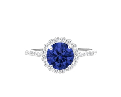 Foto 3 | Foto 3 | Anillo Solitario de Plata Horoz Piedra Azul #7