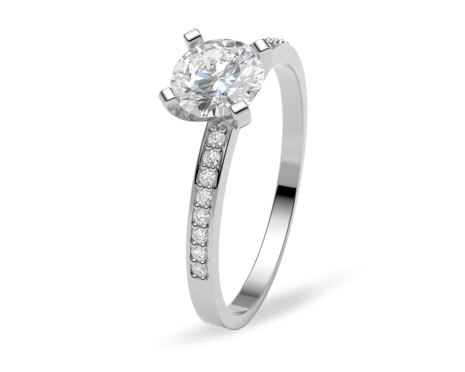 Anillo De Compromiso Catalina Amelie Joyas Oro 10k