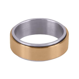 Foto 1 | Foto 1 | Anillo Giratorio Antiansiedad Luckman Axel Oro Talla 11 para Hombre
