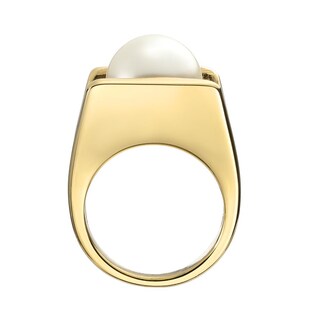 Foto 3 | Foto 3 | Anillo De Acero Inoxidable Enso Para Dama Eicb232126g Dorado