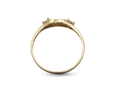 Foto 4 | Foto 4 | Anillo 15 Años Circonias #5 Horoz Oro 10k C1122