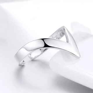 Foto 3 | Foto 3 | Anillo Geométrico De Plata .925, Talla Ajustable