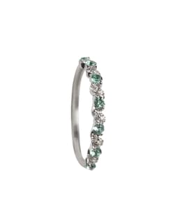 Foto 3 | Foto 3 | Churumbela Lucie de Diamantes y Esmeraldas de Oro Blanco 14k Talla 5
