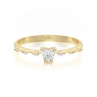 Foto 1 | Foto 1 | Anillo De Promesa Oro 10k Dalia Abba Joyas Talla 5.5