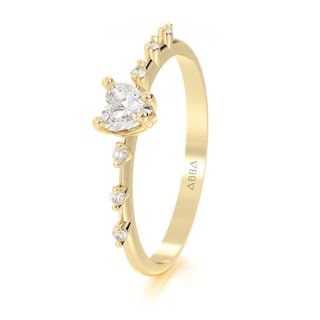 Foto 2 | Foto 2 | Anillo De Promesa Oro 10k Dalia Abba Joyas Talla 5.5