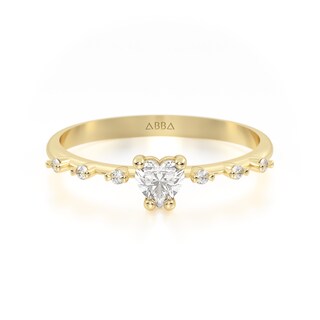 Foto 1 | Foto 1 | Anillo De Promesa Oro 10k Dalia Abba Joyas Talla 4.5