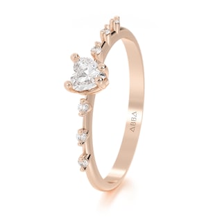 Foto 2 | Foto 2 | Anillo de Promesa Oro 10k Dalia Abba Joyas Talla 4.5