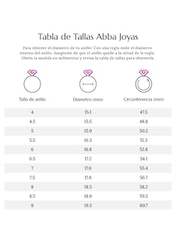 Foto 5 | Foto 5 | Anillo de Promesa Oro 10k Dalia Abba Joyas Talla 4.5