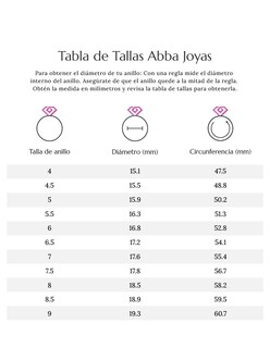 Foto 5 | Foto 5 | Anillo de Promesa Oro 10k Jasmin Abba Joyas Talla 7.5