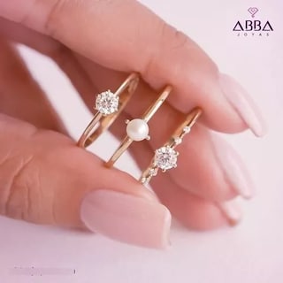 Foto 5 | Foto 5 | Anillo de Promesa Oro 10k Perla Abba Joyas Talla 5