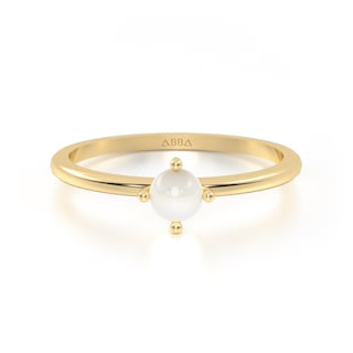 Foto 1 | Foto 1 | Anillo de Promesa Oro 10k Perla Abba Joyas Talla 8.5