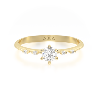 Foto 1 | Foto 1 | Anillo de Promesa Oro 10k Jasmin Abba Joyas Talla 4.5