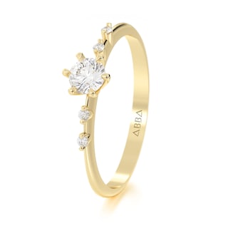 Foto 2 | Foto 2 | Anillo de Promesa Oro 10k Jasmin Abba Joyas Talla 4.5