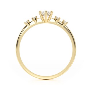 Foto 3 | Foto 3 | Anillo de Promesa Oro 10k Jasmin Abba Joyas Talla 4.5