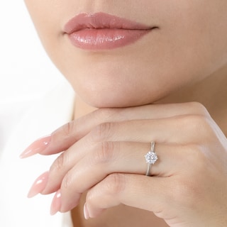 Foto 4 | Foto 4 | Anillo De Compromiso Oro 10k Clásico Abba Joyas Talla 4