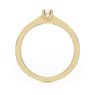 Foto 3 | Foto 3 | Anillo De Compromiso Oro 10k Cloe Abba Joyas Talla 4.5