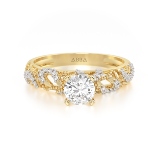 Foto 1 | Foto 1 | Anillo De Compromiso Oro 10k Vintage Thin Abba Joyas Talla 4.5