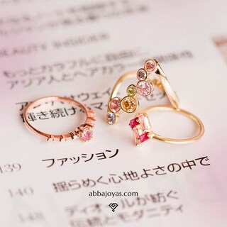 Foto 5 | Foto 5 | Anillo De Promesa Dalia 10k Oro Talla 9