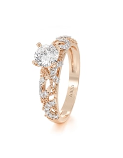 Foto 2 | Foto 2 | Anillo de Compromiso Oro 14k Vintage Thin Abba Joyas Talla 4.5