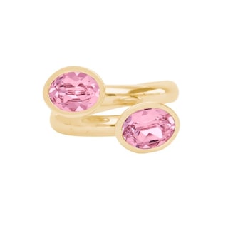 Foto 1 | Foto 1 | Anillo Bañado en Oro 14k con Cristal para Mujer