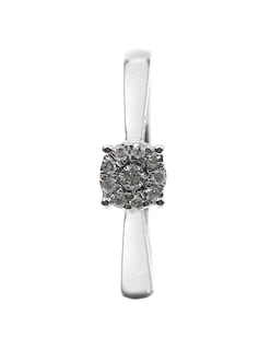 Foto 2 | Foto 2 | Anillo Lucie de Diamantes Oro Blanco de 14k Talla 5.5
