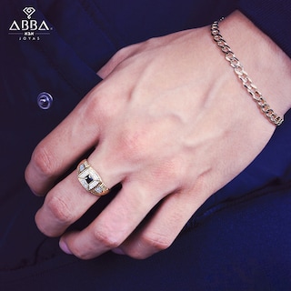 Foto 3 | Foto 3 | Anillo de Oro 10k Abba Joyas Talla 13