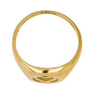 Foto 3 | Foto 3 | Anillo de Oro 14k 7200 Amarillo Corazón
